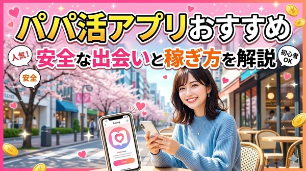 パパ活アプリのおすすめ｜安全な出会いと稼ぎ方を解説